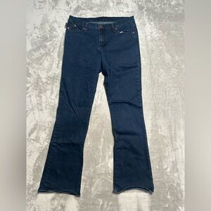 Rock & Republic Bootcut Jeans Women’s 14 Dark Wash Western Cowboy